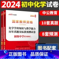 [初中化学]历年真题 两本 中学 [正版]中公2024国家教师资格证上半年考试用书中学教资真题综合素质教育知识与教学能力