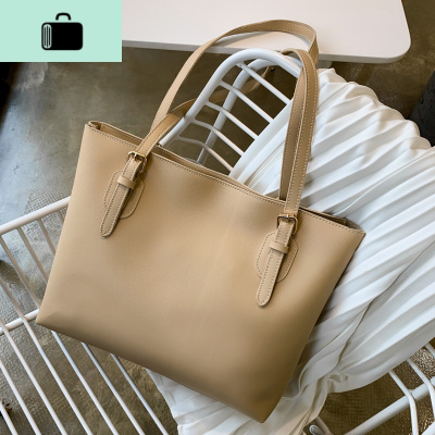 大包女2020年新款大容量潮简约托特包时尚百搭单肩包出差旅游通勤NEW LAKE女士单肩包