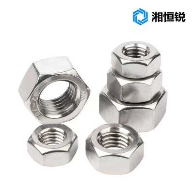 湘恒锐 304不锈钢六角螺母 M12 个