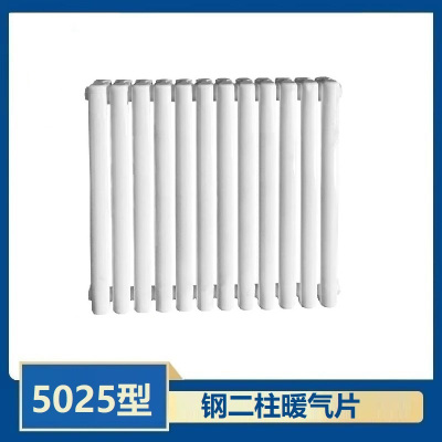 盛京联硕 暖气片 钢制二柱暖气片5025钢制散热器全高600mm中心距530mm总长1560mm 26柱 组