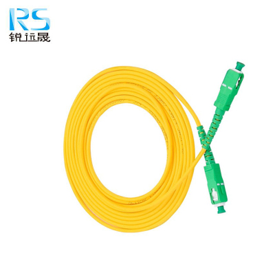 锐远晟 单模光纤尾纤SC/APC-SC/APC-0.5m 10根/包