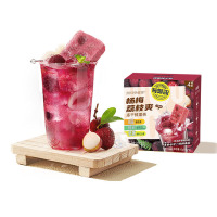 每鲜说 杨梅荔枝爽 冻干果茶60g(4*15g)即溶饮料 方便快捷
