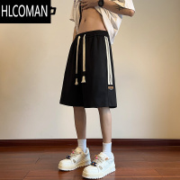 HLCOMAN夏季薄款休闲短裤男休闲ins潮牌痞风百搭潮流五分裤子