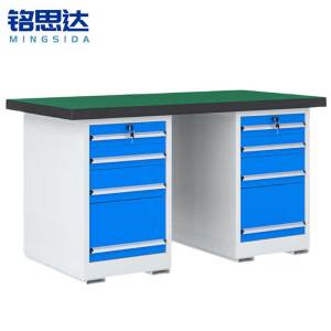 铭思达重型钳工操作台2.1米双四抽张