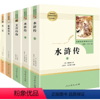 [正版]九年级上下册必读名著4册 水浒传艾青诗选简爱儒林外史原著 人民教育出版社 初中生初三必读阅读书籍艾清诗集爱青诗