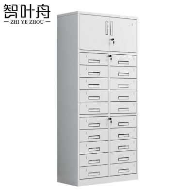 智叶舟办公资料柜2门20抽85*39*180cm台
