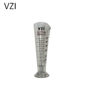 vzi 三角玻璃量杯 50ml 个