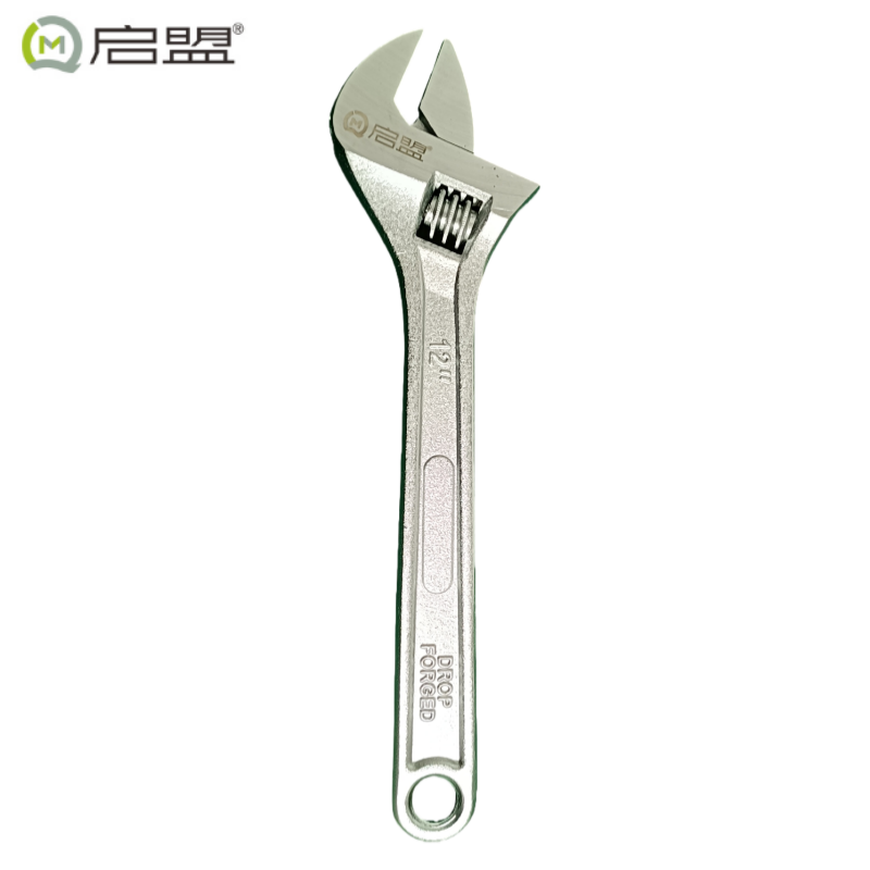 启盟 镀铬活动扳手活口扳手12英寸 12英寸300mmQM-6012 把
