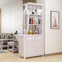 客厅玄关柜隔断柜小户型实木酒柜进屏风间厅柜双面现代简约鞋柜