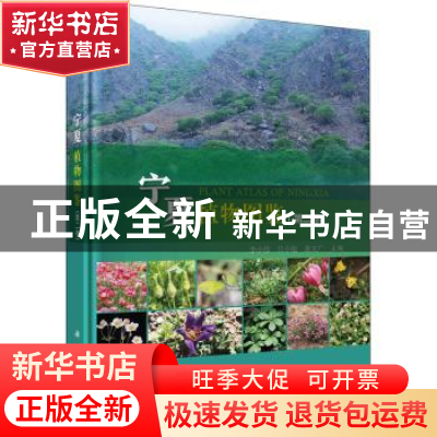 正版 宁夏植物图鉴:第2卷 李小伟,吕小旭,黄文广主编 科学出版