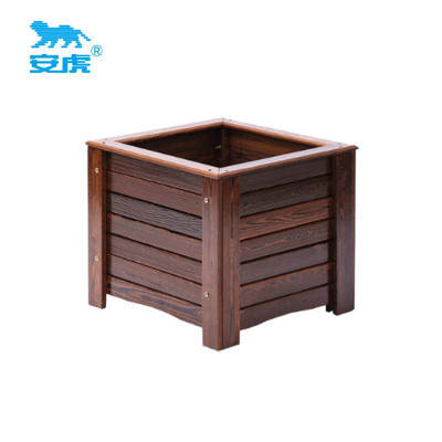 安虎 户外防腐木花箱 70*70*62cm 个