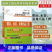 [正版]书店园林工程从新手到高手 假山 水景 景观小品工程 何艳艳 建筑园林工程设计施工造景假山置石技艺造型设计制图