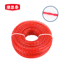 维思泰 割草机除草机割灌机打草头麻花锯齿钢丝圆形方形割草线尼龙打草绳 麻花3.0mm 卷