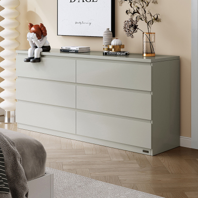 全友家居 斗柜简约百搭风家用储物柜0级环保板材科学分区客厅卧室收纳柜子