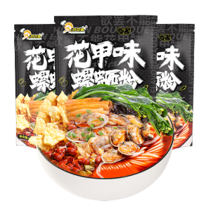 好欢螺螺蛳粉花甲味轻享装225g*3袋螺丝粉米线方便酸辣米粉宵夜速食