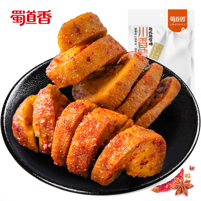 满199减110-蜀道香川香烤面筋26g*10袋四川成都休闲零食小吃面筋豆干