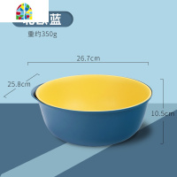 双层洗菜盆北欧风格塑料水果篮家用滤水筐漏水篮 FENGHOU 椭圆-北欧灰洗菜篮洗菜篮