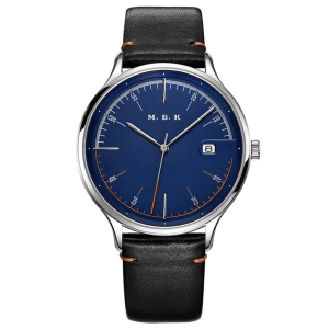 M.B.K欧美品牌美国男士全自动机械表 男表防水时尚自动潮流手表男款简约带日历腕表M1001G015