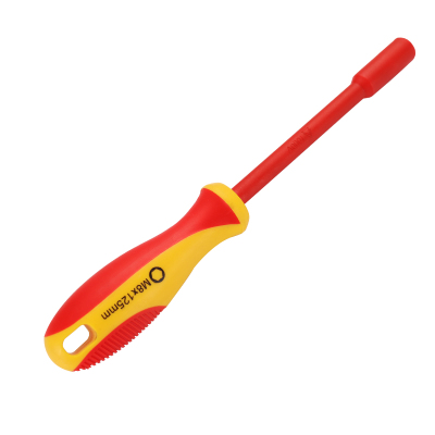 高松 takama VDE双色绝缘耐压带孔帽螺丝批125*10mm v431210