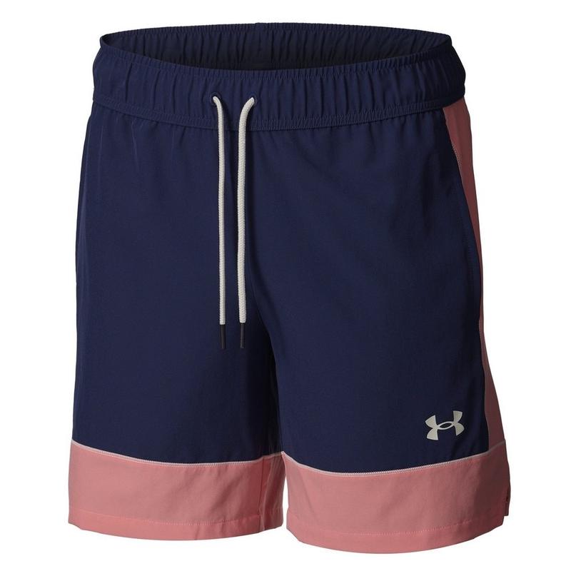 安德玛(under armour)运动短裤轻便透气弹性腰围四向伸展男士健身训练