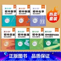 7科备齐[数理化+小四门]知识点默写 [正版]初中小四门知识点默写睡前基础知识点考点归纳总结地理生物会考道法历史小四门知