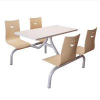 韶优 饭堂连体快餐桌KCZ-1