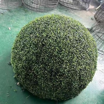 户外井盖遮挡装饰品空心大球仿真草球 每个规格各10个起售