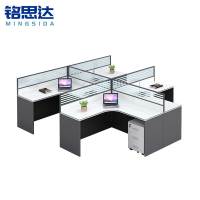 铭思达屏风工位干字型四人位-含柜套