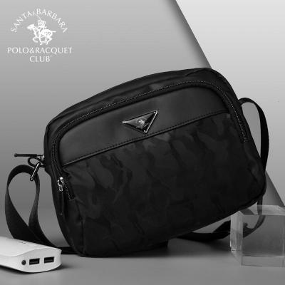 圣大保罗休闲迷彩单肩斜跨包男士帆布运动大容量背包时尚挎包新款正品情人节礼物新年礼物