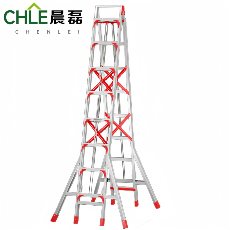 晨磊铝合金人字梯八步/个