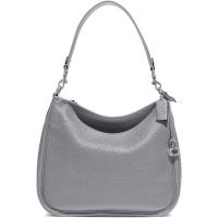 COACH蔻驰单肩包女便携实用时尚优雅灰色纹理表面拉链闭合