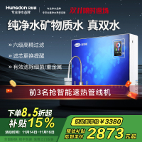 汉斯顿/Hunson净水器家用直饮智能双膜双出水RO反渗透直饮净水机家用厨下式直饮机纯水机07