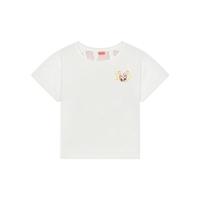 高田贤三(Kenzo)纯棉徽标短袖T恤女款宽圆领舒适百搭运动休闲套头