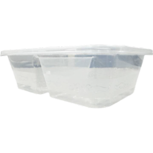 特昂优选 一次性餐盒 两格 650ml*300套/箱