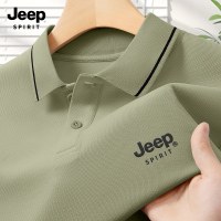JEEP SPIRIT吉普男款POLO衫透气T恤男夏季2025新款宽松男士短袖G