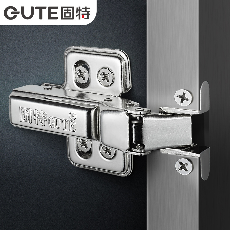 固特(gute) 橱柜门铝合金框门铰链玻璃铝框展示柜书柜飞机弹簧门合页
