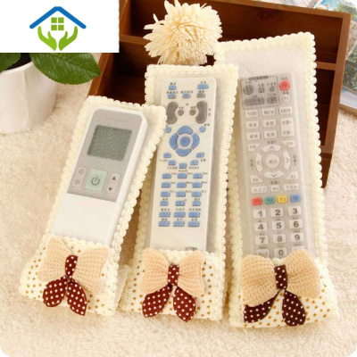 御蓝锦买一套赠一套-遥控器套遥控器保护套防尘罩电视遥控器保护套蝴蝶米色买一套赠一套-