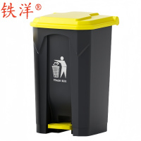 铁洋 塑料垃圾桶 100L特厚 个