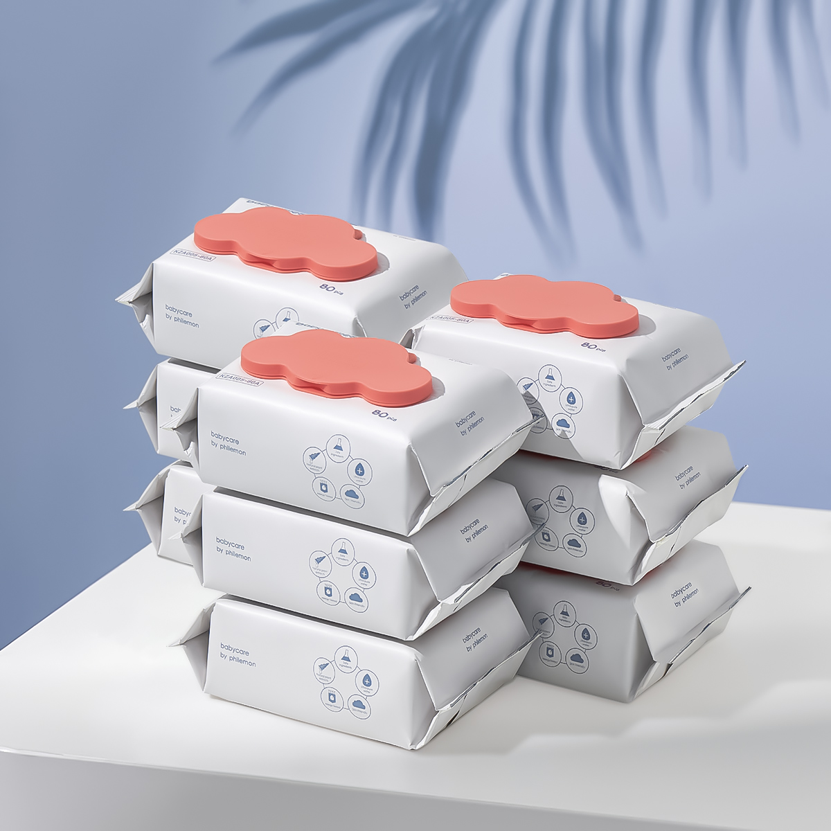 babycare婴儿湿巾 宝宝手口多用婴儿湿纸巾新生儿湿巾 80抽*9包