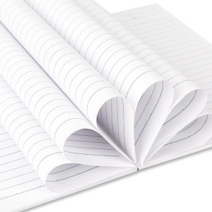 得力(deli) 无线装订软抄本记事本/ 工作笔记本子/ 日记本办公 7665 B5 6本/80张