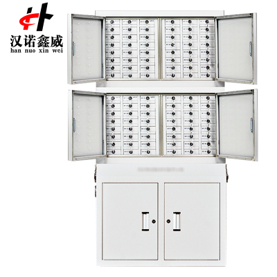 汉诺鑫威手机信号考场会议室专用手机柜电子产品存放柜寄存柜带锁组合款48+48格300*776*1550