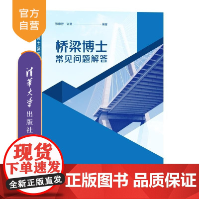[正版新书]桥梁博士常见问题解答 张瑑芳 许斐 清华大学出版社 桥梁博士 设计