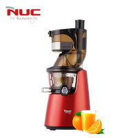 韩国NUC 原装进口原汁机NA-8720红色 双口径豪华款 大口径 按键式 低速慢榨家用多功能榨汁机