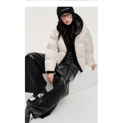 年小个子款服装连帽女加厚棉服短款防风冬日实用派一衣多穿