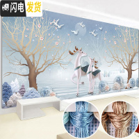 三维工匠印花线绣十字绣2019新款客厅风景简单刺绣全满绣卧 棉线[满绣]150*60厘米(线量多送30-送全套工具加绣