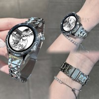 适用于OPPO WatchX/X2/X3表带新金属钢带时尚简约watch3/4pro智能手表SE男女通用款腕带watch