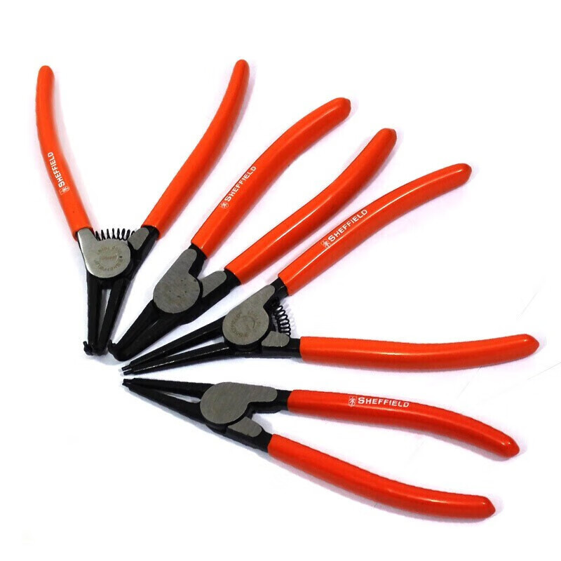 钢盾(SHEFFIELD) S025030 4件套卡簧钳组套[家用]