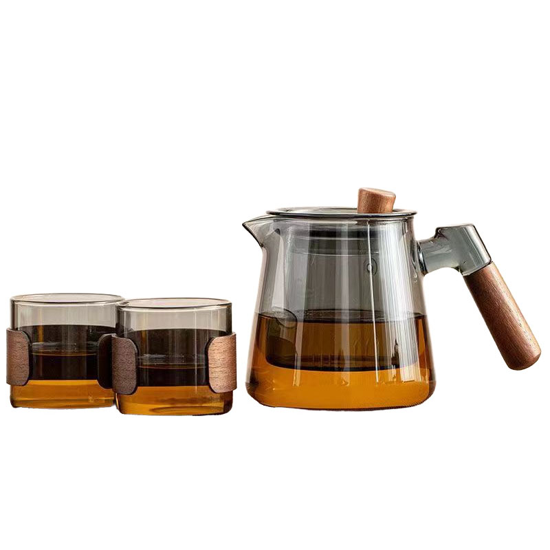 卫未来 玻璃茶具套装泡茶壶 650ml 套