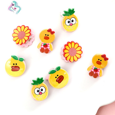 宝宝小夹子刘海碎发发夹女童头饰儿童抓夹可爱公主发卡韩国发饰女你那么美红色系10件套