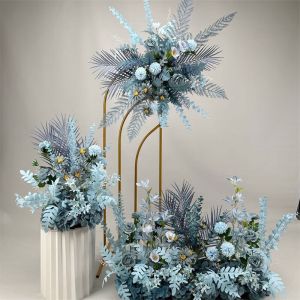 维诺亚婚庆花排路引花仿真绢花成品装饰T台路引七色可选婚礼花艺